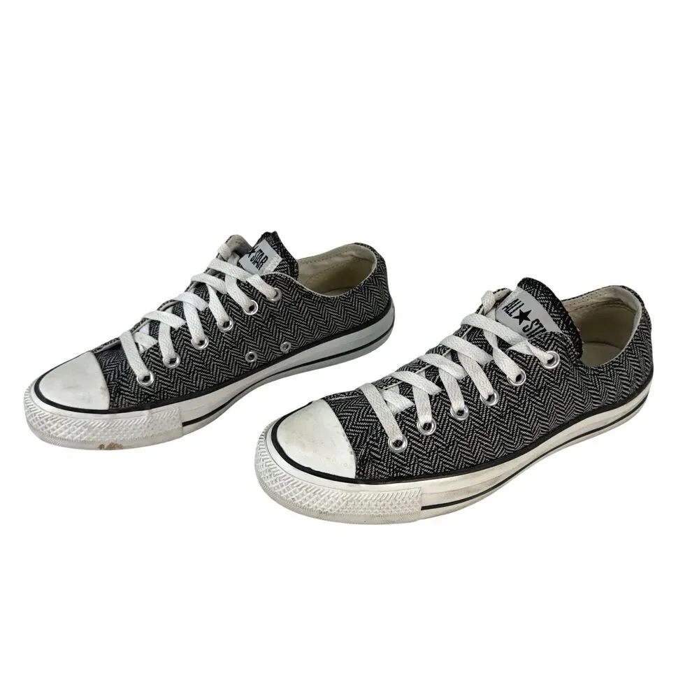 Converse Chuck Taylor Ox Herringbone Shoes Unisex Size Mens 6 Woman’s 8